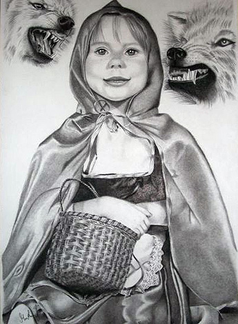 The Little Red Riding Hood by Mar�a Jes�s Rivera - big